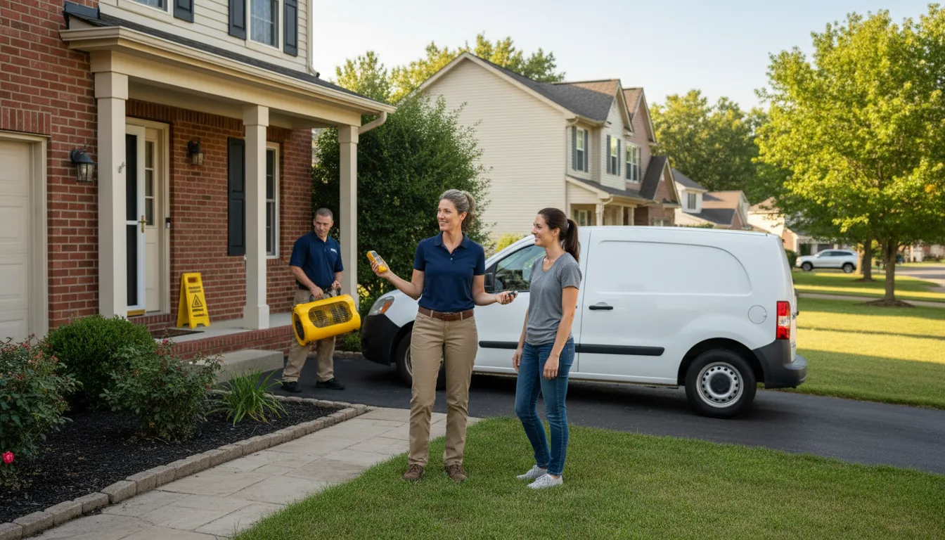 Water restoration image for Water Damage & Restoration Services in Porterfield, WI